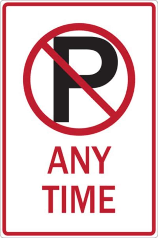 Zing Enterprises Eco Parking Sign No Parking Symbol Anytime Eco Parking Fisher Scientific
