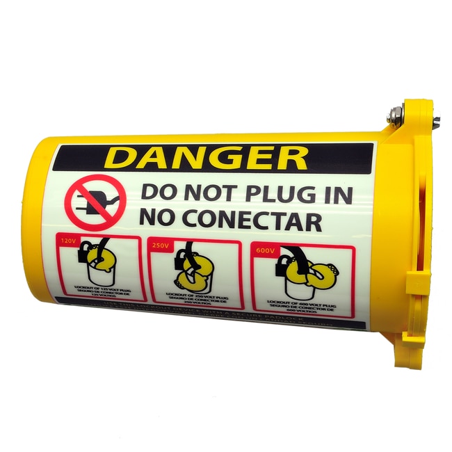 ZING EnterprisesRecycLockout Lockout Tagout, Large Plug Lockout Plastic ...