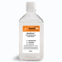 GemPure&trade; Cell and Molecular Grade Water, GeminiBio&trade;