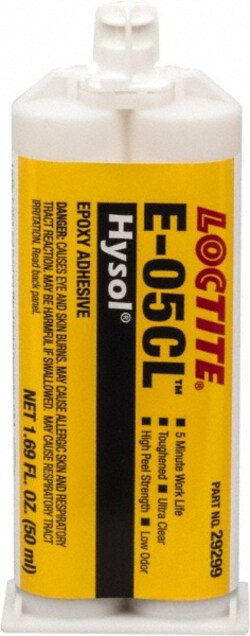 MSC Loctite 237099 50 mL Cartridge Two Part Epoxy 3 min Working Time, 1,430