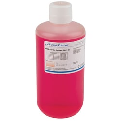 Cole-Parmer&nbsp;Oakton Traceable pH Standard Buffer with Calibration, Red, pH 4; 1000 mL