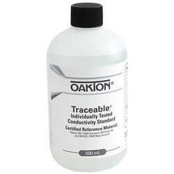 Cole-Parmer&nbsp;Oakton Traceable Conductivity and TDS Standard, Individually-Tested, 1000 µS; 500 mL