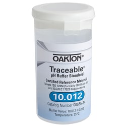 Cole-Parmer Oakton Traceable One-Shot Buffer Solution, Clear, pH 10.012;