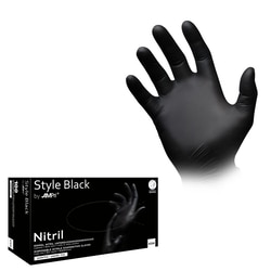 AMPri&nbsp;Style Black Nitrile Gloves