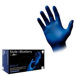AMPri Style Blueberry Nitrile Gloves Small | Buy Online | AMPri | Fisher Scientific