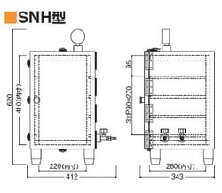 Sanplatec Acrylic Vacuum Desiccator SNH Type 23 l (ca.) | Buy Online | Sanplatec | Fisher Scientific