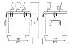Sanplatec Acrylic Vacuum Desiccator Portable SB-P Type 386mm | Buy Online | Sanplatec&trade; | Fisher Scientific