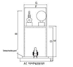 Sanplatec Acrylic Vacuum Desiccator Pipe Type 258 mm | Buy Online | Sanplatec&trade; | Fisher Scientific