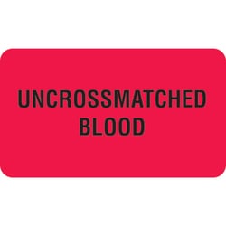 Marketlab, Inc.&nbsp;Uncrossmatched Blood