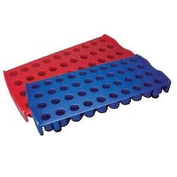 Cole-Parmer&nbsp;Argos Technologies PolarSafe Cryovial Rack, 40, Blue; 1/Ea