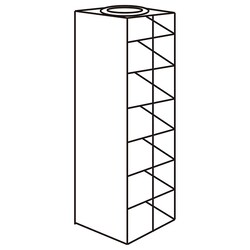 Cole-Parmer Argos Technologies PolarSafe Vertical/Chest Freezer Rack for