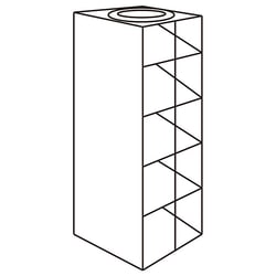 Cole-Parmer Argos Technologies PolarSafe Vertical/Chest Freezer Rack for Standard 2