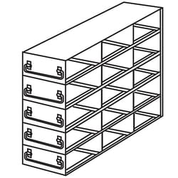Cole-Parmer Argos Technologies PolarSafe Upright Freezer Drawer Rack for Standard 2