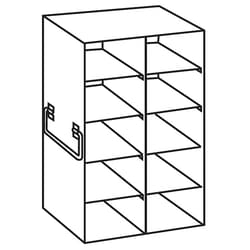 Cole-Parmer Argos Technologies PolarSafe Upright Freezer Rack for Standard