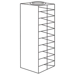 Cole-Parmer&nbsp;Argos Technologies PolarSafe Vertical/Chest Freezer Rack for Standard 2