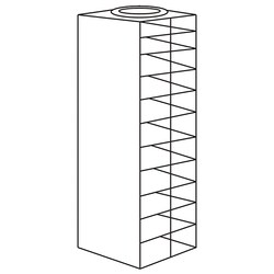 Cole-Parmer Argos Technologies PolarSafe Vertical/Chest Freezer Rack for