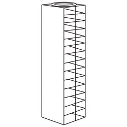 Cole-Parmer Argos Technologies PolarSafe Vertical/Chest Freezer Rack for