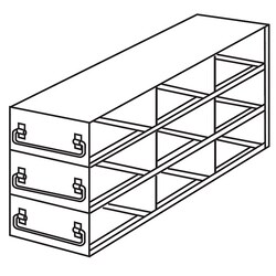Cole-Parmer Argos Technologies PolarSafe Upright Freezer Drawer Rack for