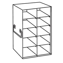 Cole-Parmer Argos Technologies PolarSafe Upright Freezer Rack for Large