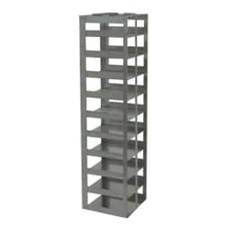 Cole-Parmer&nbsp;Argos Technologies PolarSafe Vertical/Chest Freezer Rack for 100-Cell Hinged Plastic Boxes, 10 box capacity