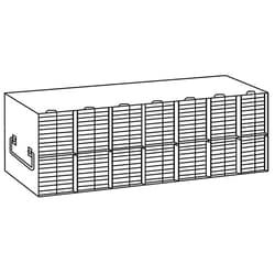 Cole-Parmer&nbsp;Argos Technologies PolarSafe Upright Freezer Rack for 96/384-Well Microtiter Plates, accepts 98 with lids or 112 without lids