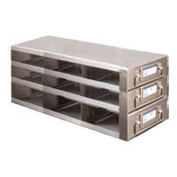 Cole-Parmer&nbsp;Argos Technologies PolarSafe Upright Freezer Drawer Rack for 96/384-Well Plates, 96-Well Boxes, or Boxes w/ 2 1/8