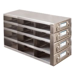 Cole-Parmer&nbsp;Argos Technologies PolarSafe Upright Freezer Drawer Rack for 96/384-Well Plates, 96-Well Boxes, or Boxes w/ 2 1/8