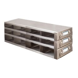 Cole-Parmer&nbsp;Argos Technologies PolarSafe Upright Freezer Drawer Rack for 96/384-Well Plates, 96-Well Boxes, or Boxes w/ 2 1/8