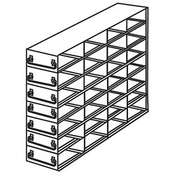 Cole-Parmer Argos Technologies PolarSafe Upright Freezer Drawer Rack for