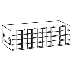 Cole-Parmer Argos Technologies PolarSafe Upright Freezer Rack for 96-Well Microtube Boxes or Boxes w/ 2 1/8