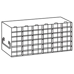 Cole-Parmer Argos Technologies PolarSafe Upright Freezer Rack for 96-Well Microtube Boxes or Boxes w/ 2 1/8