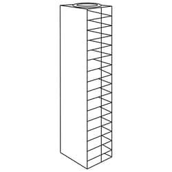 Cole-Parmer Argos Technologies PolarSafe Vertical Freezer Rack for 96 Deep-Well Microtiter Plates or Boxes w/ 1 3/4