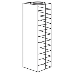 Cole-Parmer Argos Technologies PolarSafe Vertical/Chest Freezer Rack for