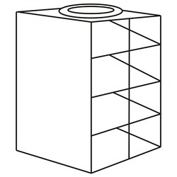 Cole-Parmer Argos Technologies PolarSafe Vertical/Chest Freezer Rack for