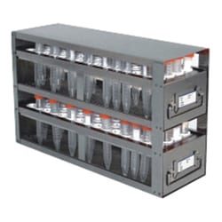 Cole-Parmer Argos Technologies PolarSafe Upright Freezer Drawer Rack, 15