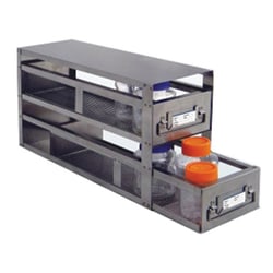 Cole-Parmer Argos Technologies PolarSafe Upright Freezer Drawer Rack for Storage Bottles ≤4 13/16