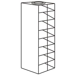 Cole-Parmer&nbsp;Argos Technologies PolarSafe Chest Freezer Rack for 100-Place Slide Boxes, 8 Box capacity