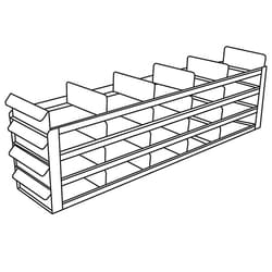 Cole-Parmer&nbsp;Argos Technologies PolarSafe Upright Freezer Sliding Tray Eco-Rack for Standard 2