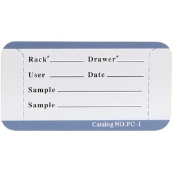 Cole-Parmer Argos Technologies PolarSafe Plastic Label Cards for Drawer