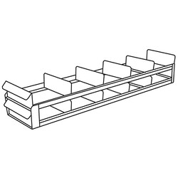 Cole-Parmer&nbsp;Argos Technologies PolarSafe Upright Freezer Sliding Tray Eco-Racks for Standard 3