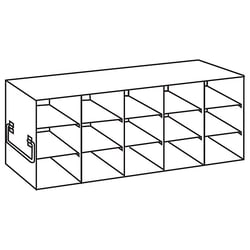 Cole-Parmer Argos Technologies PolarSafe Upright Freezer Drawer Rack for Standard 3.75