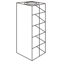 Cole-Parmer&nbsp;Argos Technologies PolarSafe Vertical/Chest Rack for Large 3.75