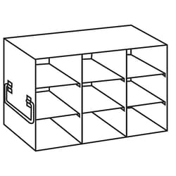 Cole-Parmer&nbsp;Argos Technologies PolarSafe Adjustable Upright Freezer Rack for Standard 2