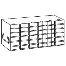 Cole-Parmer Argos Technologies PolarSafe Upright Freezer Rack for 0.2 mL Tube 96-Well PCR Boxes, 6 x 6 Array