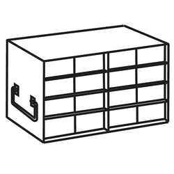 Cole-Parmer Argos Technologies PolarSafe Upright Freezer Rack for 50-Cell