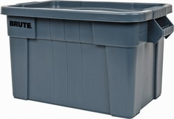 MSC Rubbermaid FG9S3100GRAY 20 Gal, 400 Lb Load Capacity Gray Polypropylene