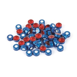 Restek 11mm Aluminum Crimp Seals w/Septa Blue | Buy Online | Restek&trade; | Fisher Scientific