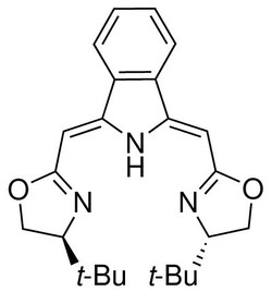 Strem, An Ascensus Company CAS# 1361563-41-8. 25mg. (1Z,3Z)-1,3-Bis[[(4S)-4,5-dihydro-4-(tert-butyl)-2-oxazolyl]methylene]-2,3-dihydro-1H-isoindole,