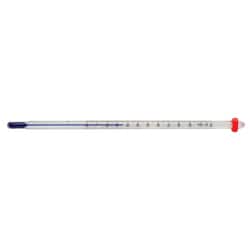 Cole-Parmer Digi-Sense PFA Safety Coated Liquid-In-Glass Thermometer; 0 to 230F, 76mm Immersion, Organic Liquid Fill