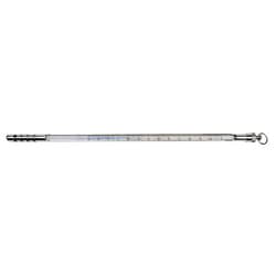 Cole-Parmer Digi-Sense Armored Liquid-In-Glass Thermometer; 0 to 230F, 76mm Immersion, Organic Liquid Fill